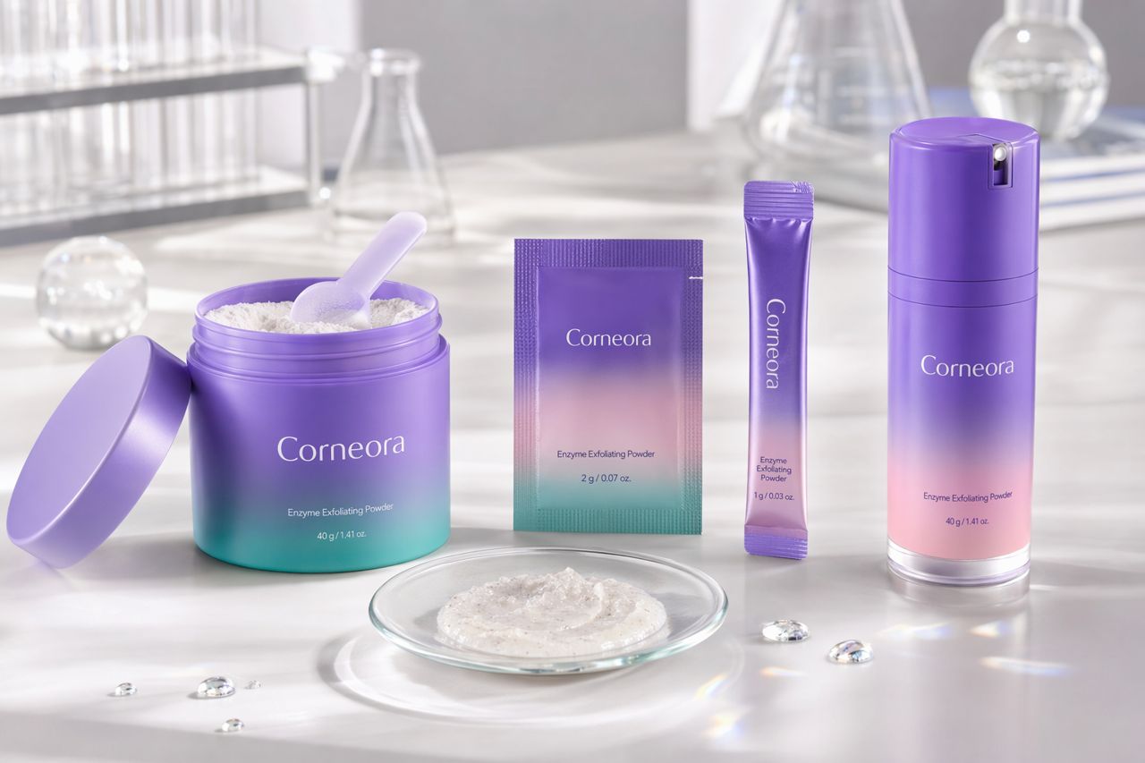 Packaging Choices for Enzyme Powder Cosmetics | Corneora