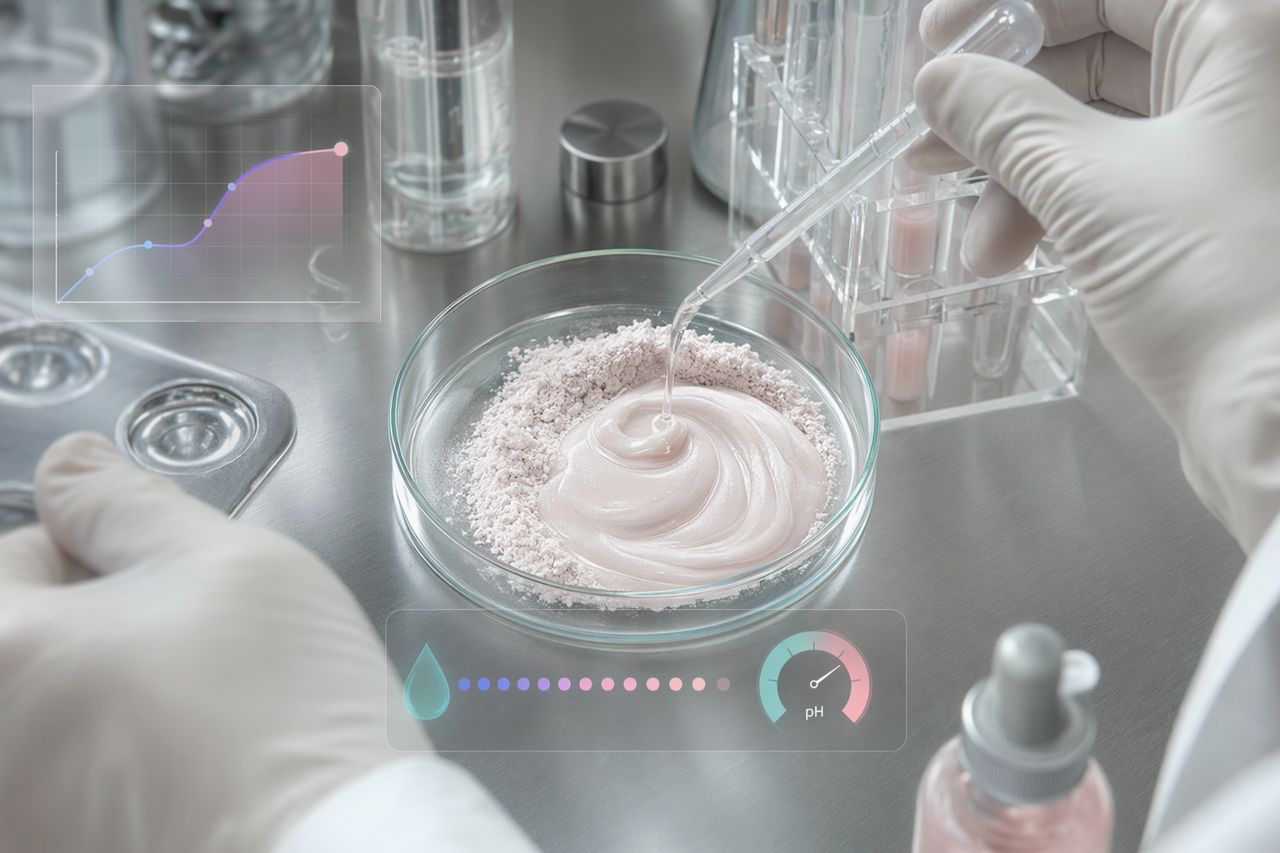 Water-Activated Powder Masks for Premium Skincare