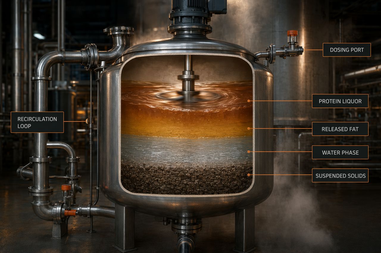 Offal Slurry Pumpability in Rendering Hydrolysis | Rendara