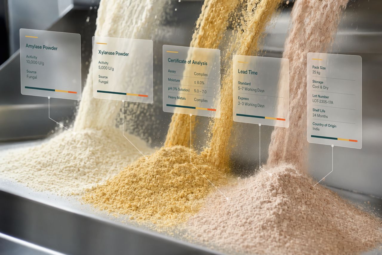 Bakery & Cereal Premix Enzyme Sourcing | BatchLoom