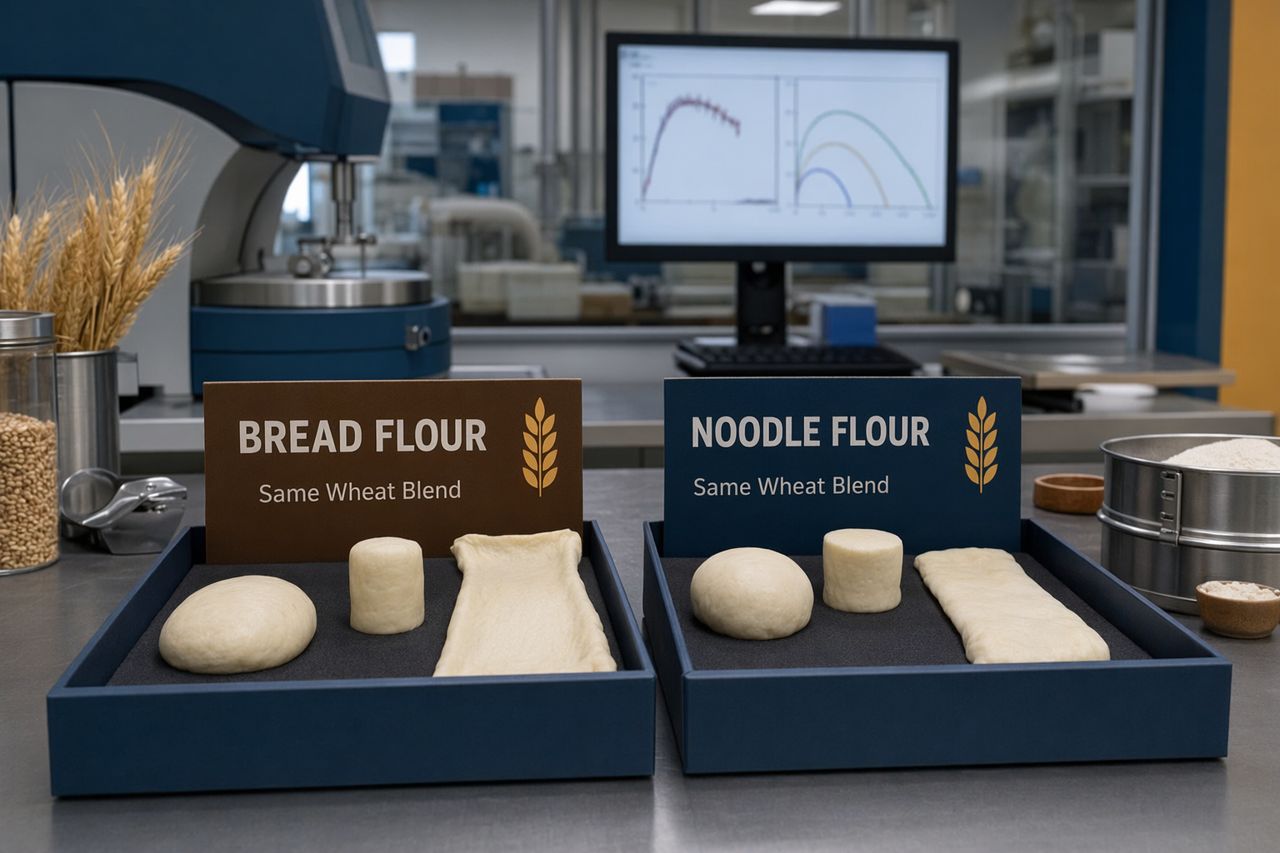 Bread Flour vs Noodle Flour Treatment Logic | Aleuron Works