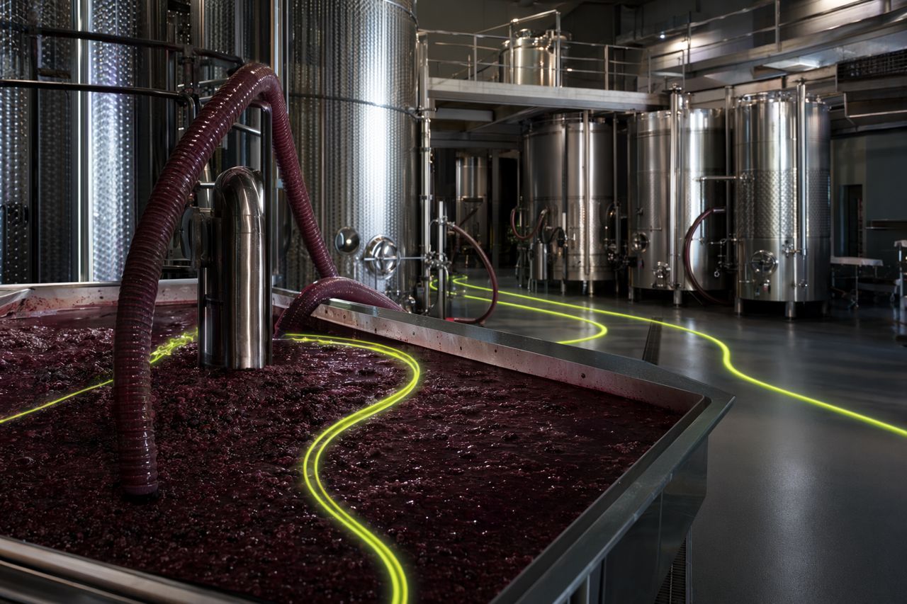 Enzym zur Farbextraktion bei Rotwein für kommerzielle Kellereien