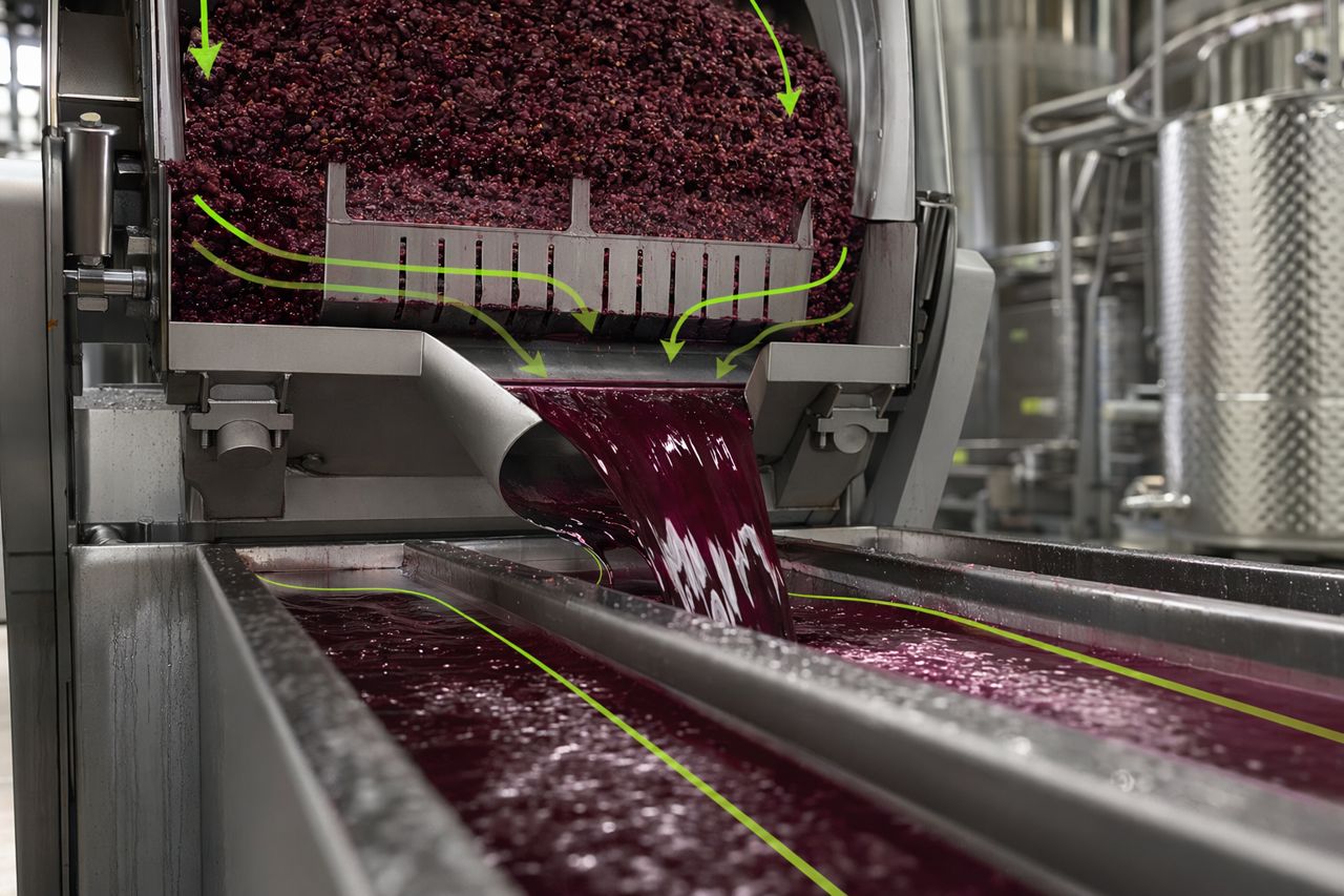 Enzym zur Farbextraktion bei Rotwein für kommerzielle Kellereien