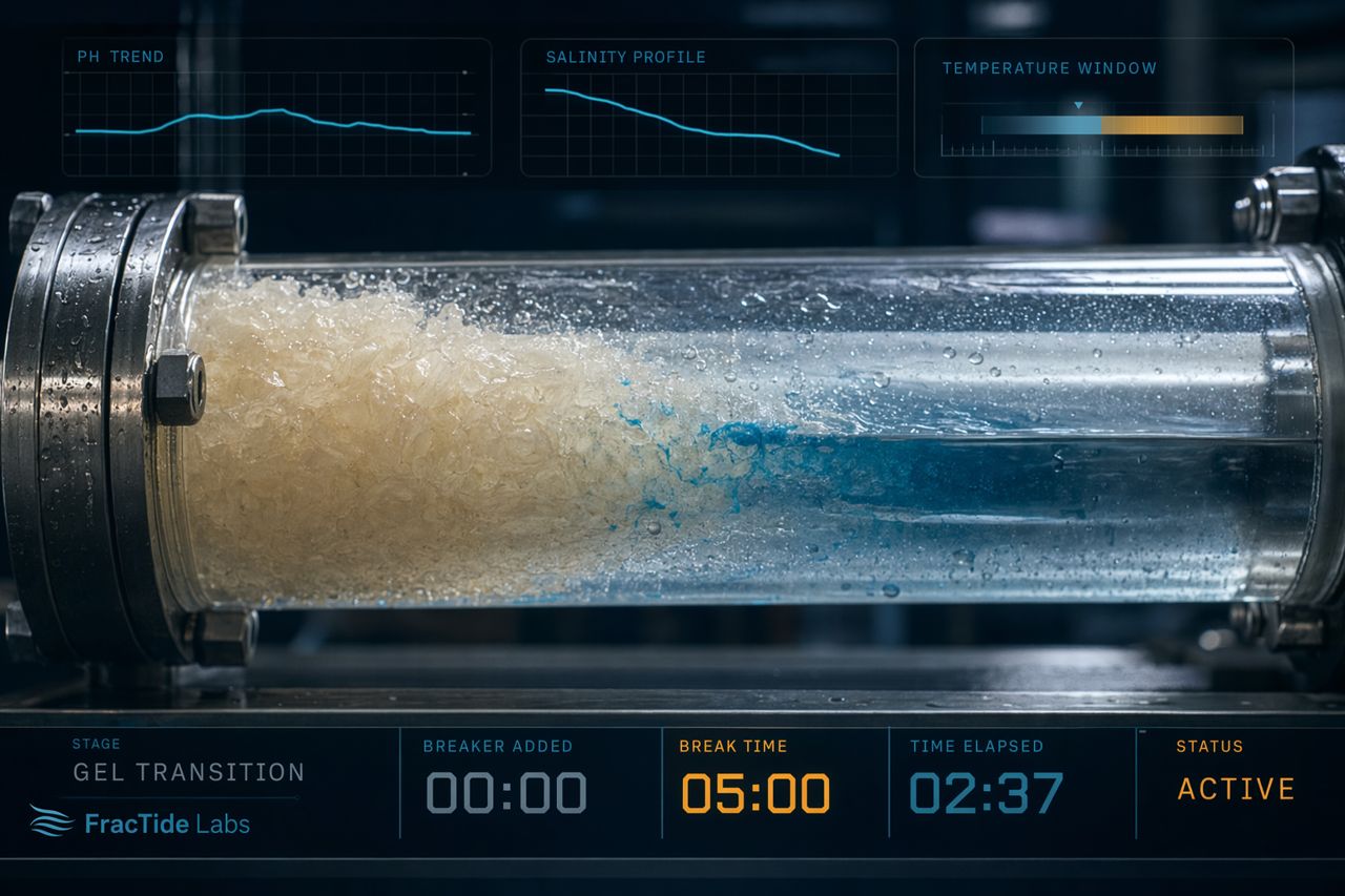 Field Mixing Equipment and Enzyme Breaker Performance | FracTide Labs