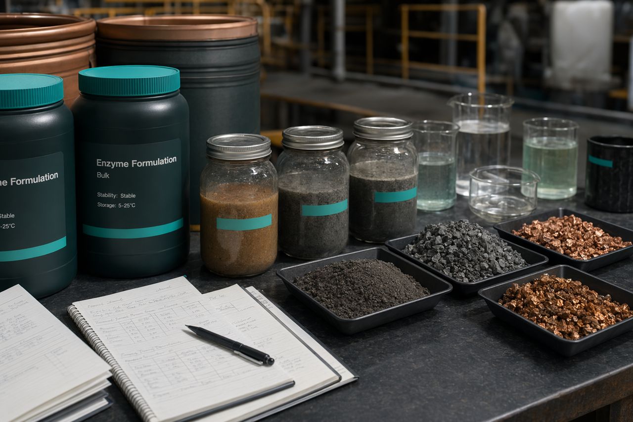 Bulk Enzyme for Mineral Slurry Treatment | StrataFlux