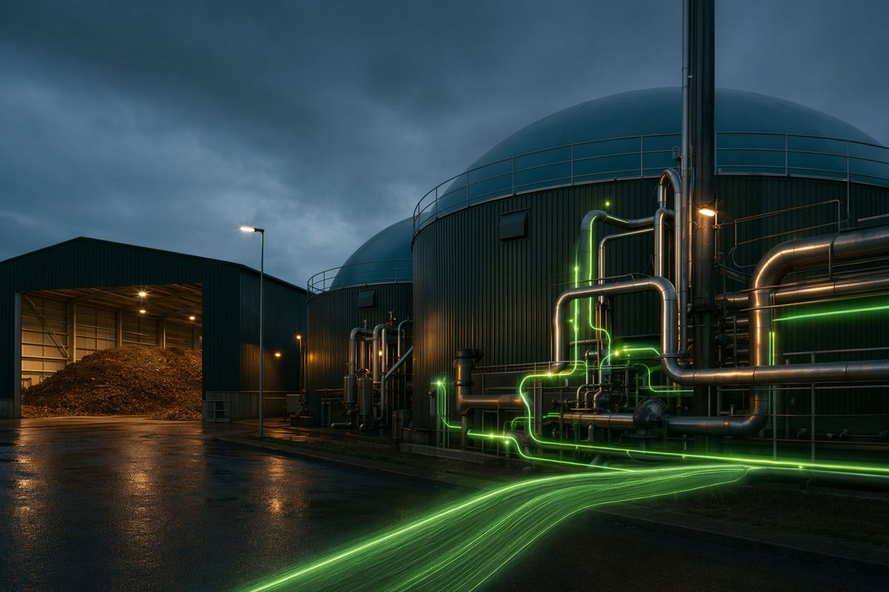 Lipase and Protease for Mixed Farm and Food-Waste Digesters