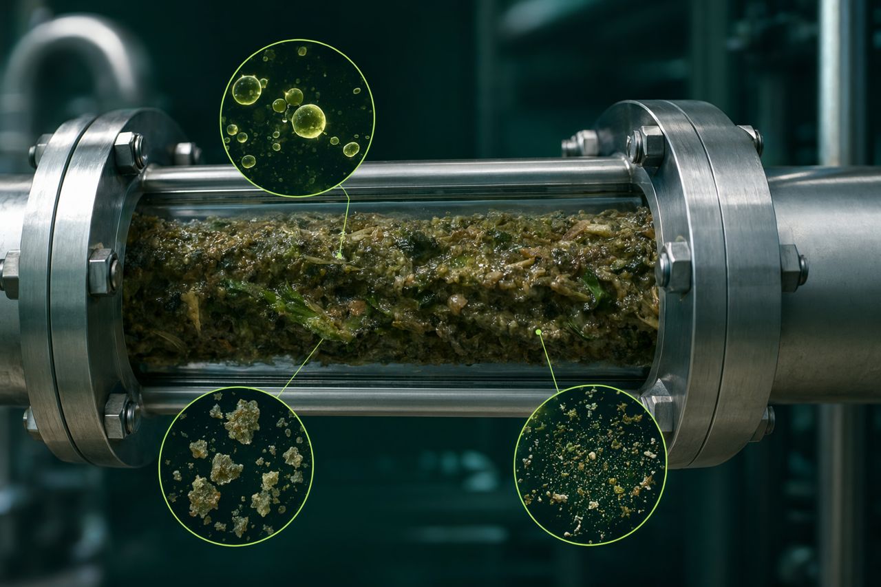 Lipase and Protease for Mixed Farm and Food-Waste Digesters