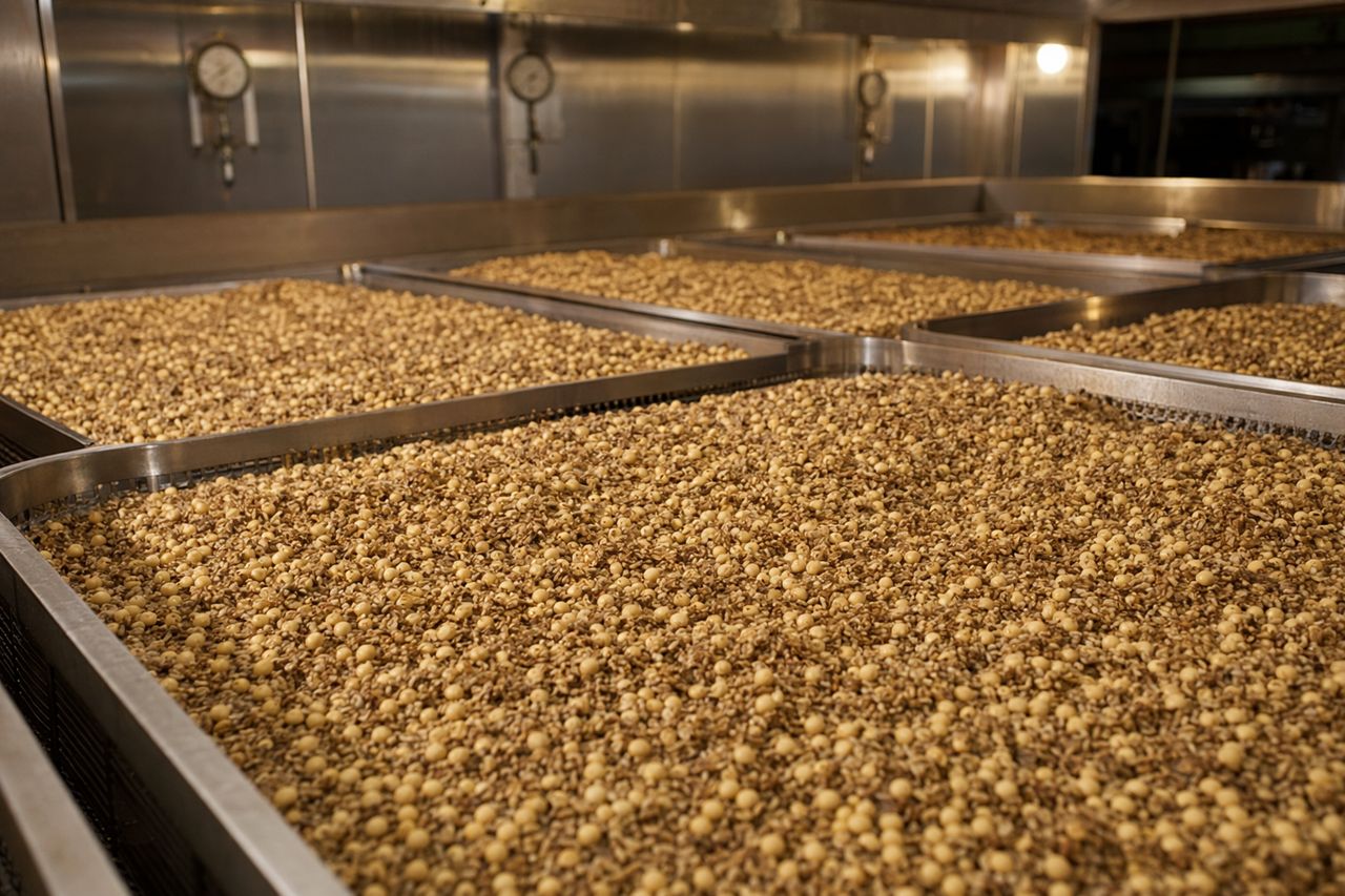 Industrial Koji Handling for Soy Sauce Breweries | Moromi Pulse