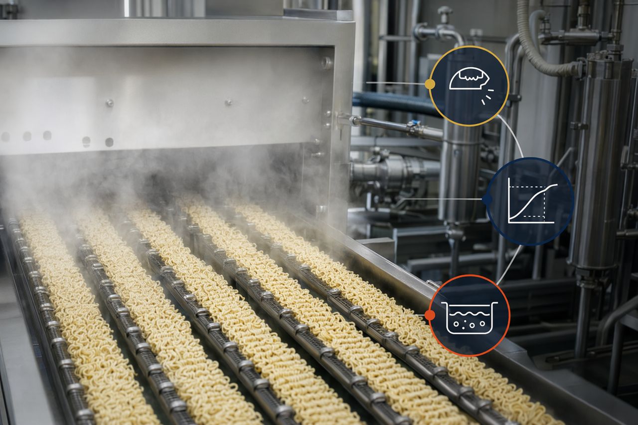 Enzymes for Instant Noodle Dough Texture Control | StrandPilot