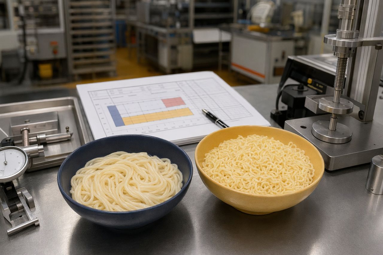 Alkaline vs Instant Noodle Texture | Enzyme Supplier for Noodle Manufacturing