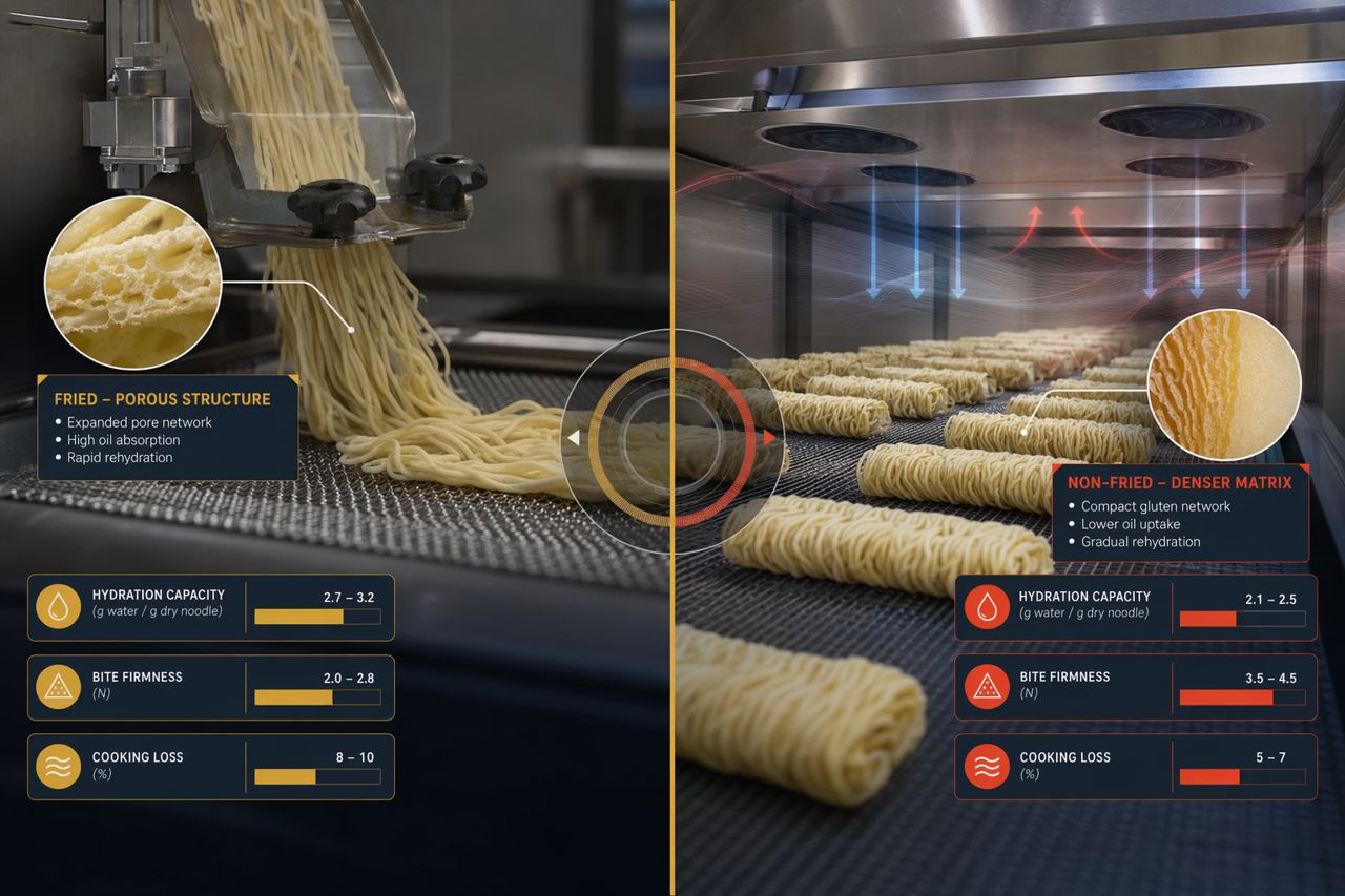 Fried vs Non-Fried Instant Noodles: Texture Control | StrandPilot