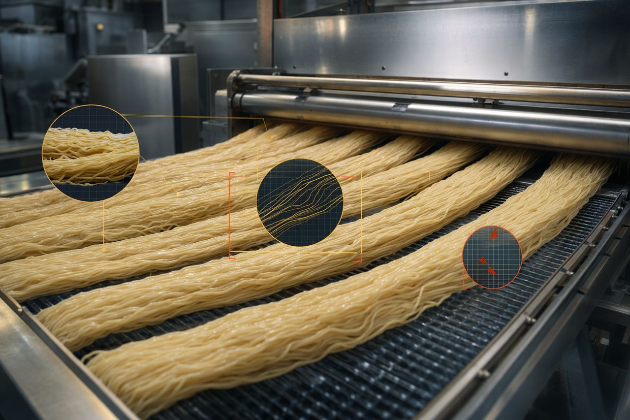 Reducing Line Waste in Noodle Block Production | StrandPilot