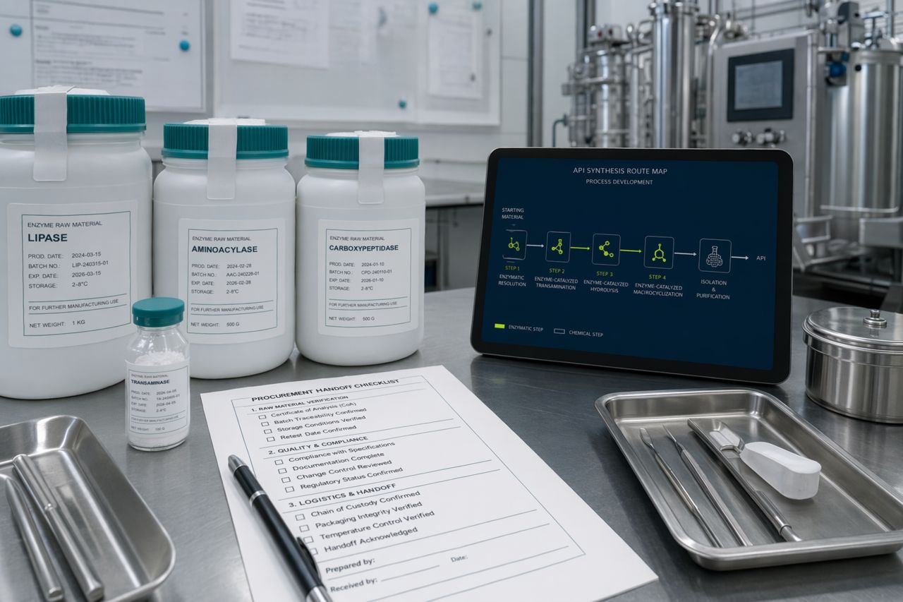 Procurement Handoff Template for Process-Development Raw Materials | Chiralift