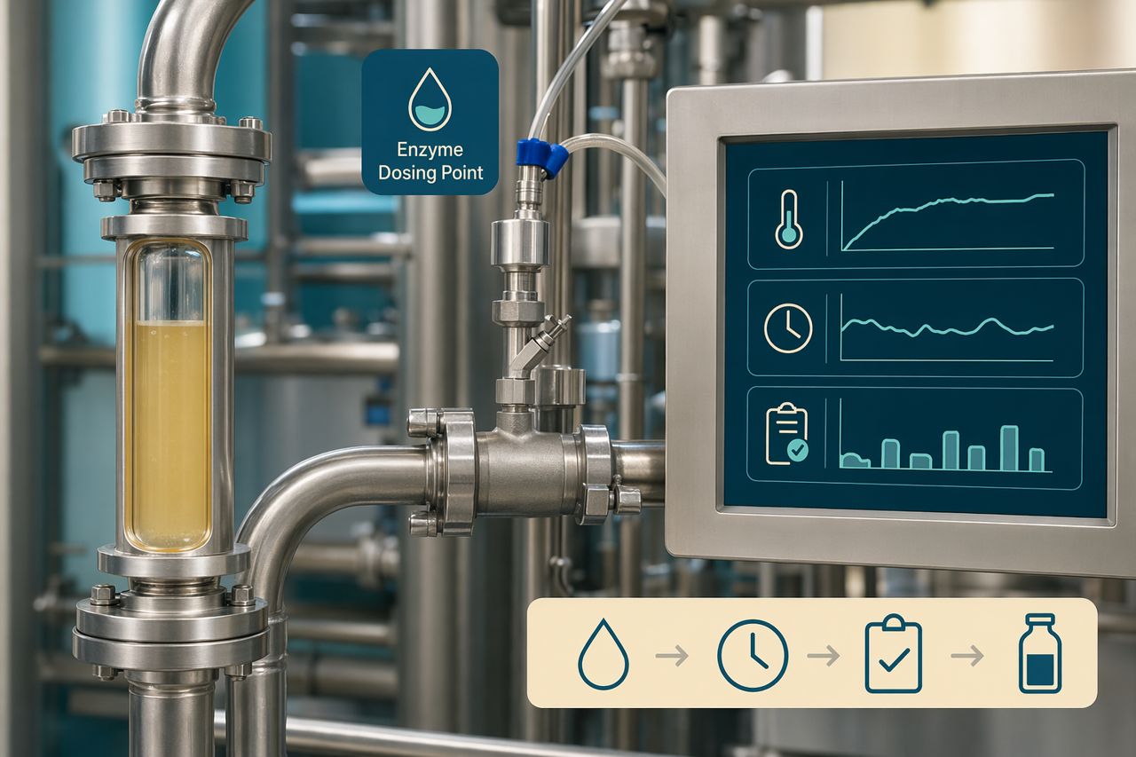 CIP, Allergen Control, and Documentation for Enzyme-Assisted Whey Processing