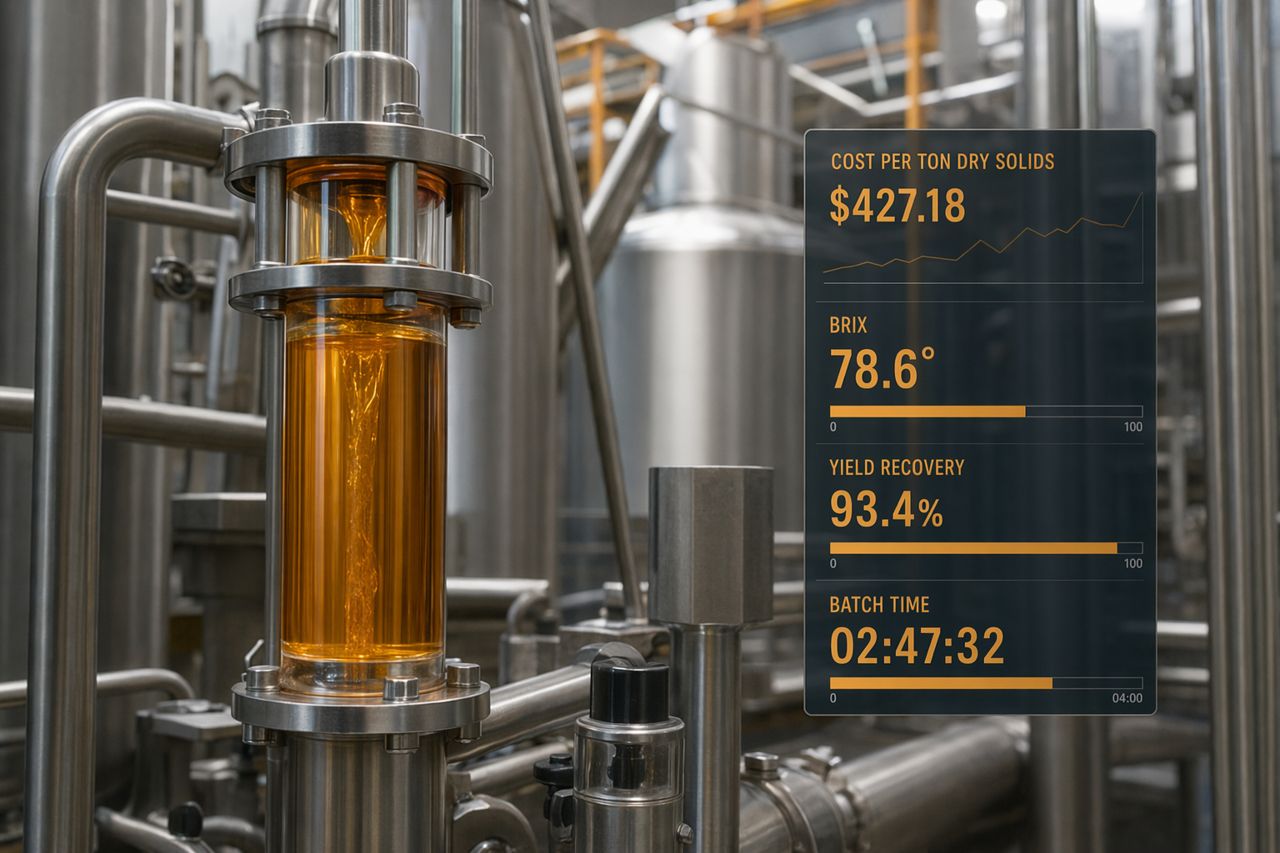Rice Syrup Cost per Ton of Solids | Enzymesvalue
