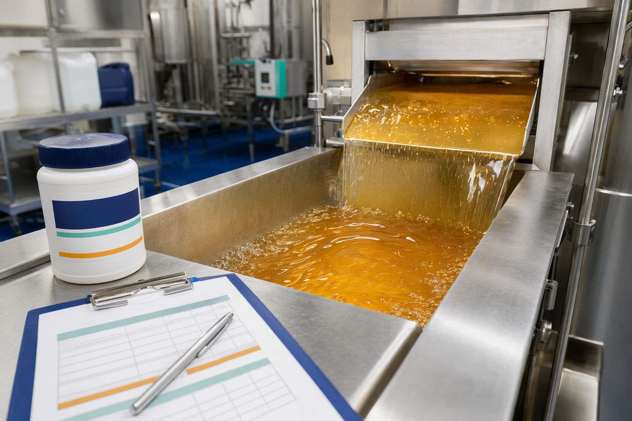 Documentation QA pour le traitement de la gélatine assisté par enzymes | BloomPilot