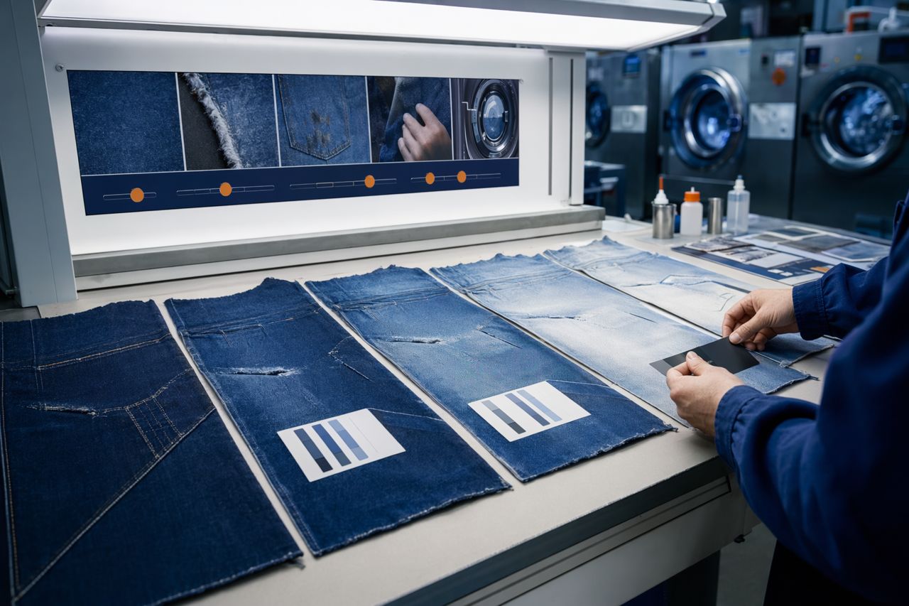 Contrôle de la nuance indigo pour les blanchisseries denim | RivetTide
