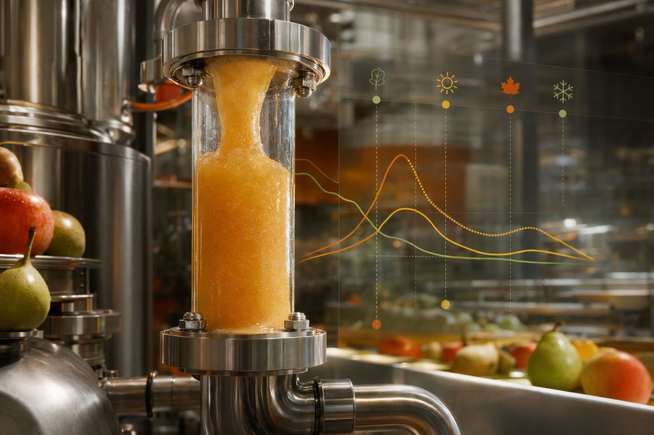 Raw Material Seasonality and Puree Viscosity | VelvetYield