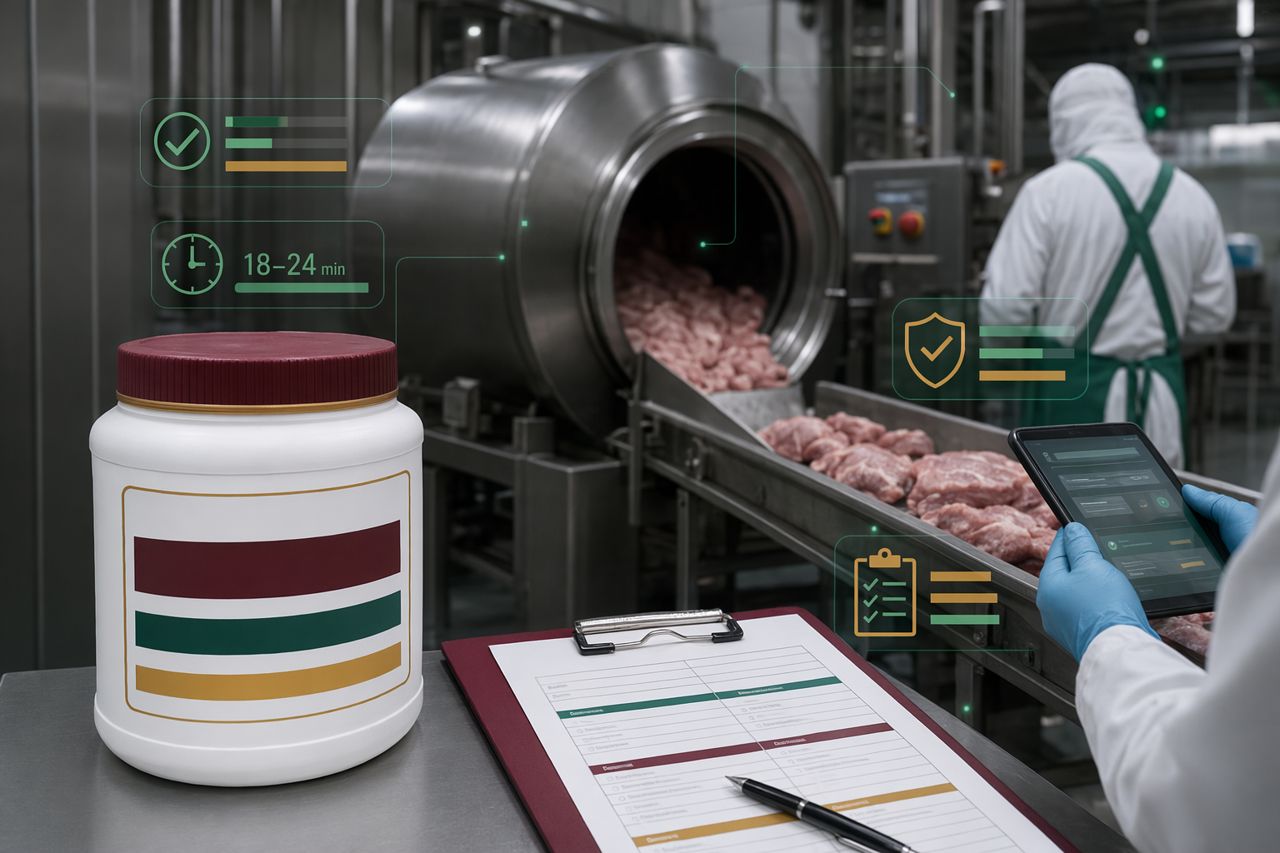 Workflow zur Lieferantenfreigabe für Halal-Fleischzutaten