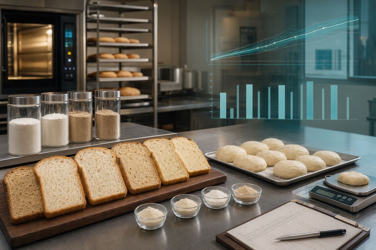 Brotvolumen, Krumenweichheit und Teigstabilität | DoughVector