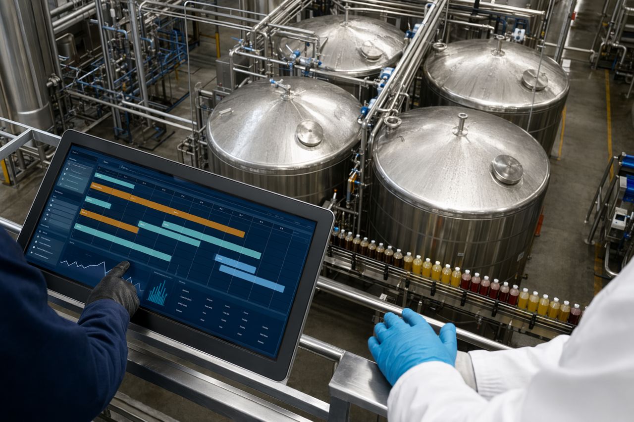 Terminplanung für Getränke-Co-Packer: Klärung vor der Festlegung des Produktionsplans
