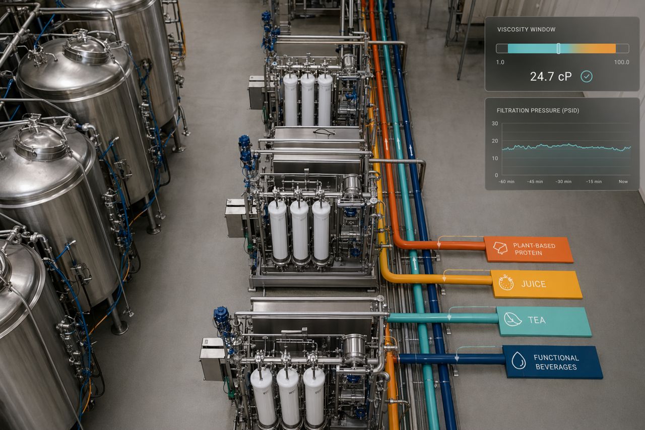 Filtration Media Selection for Multi-Beverage Plants