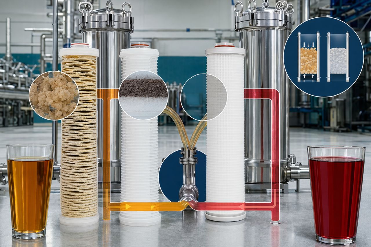 Filtration Media Selection for Multi-Beverage Plants