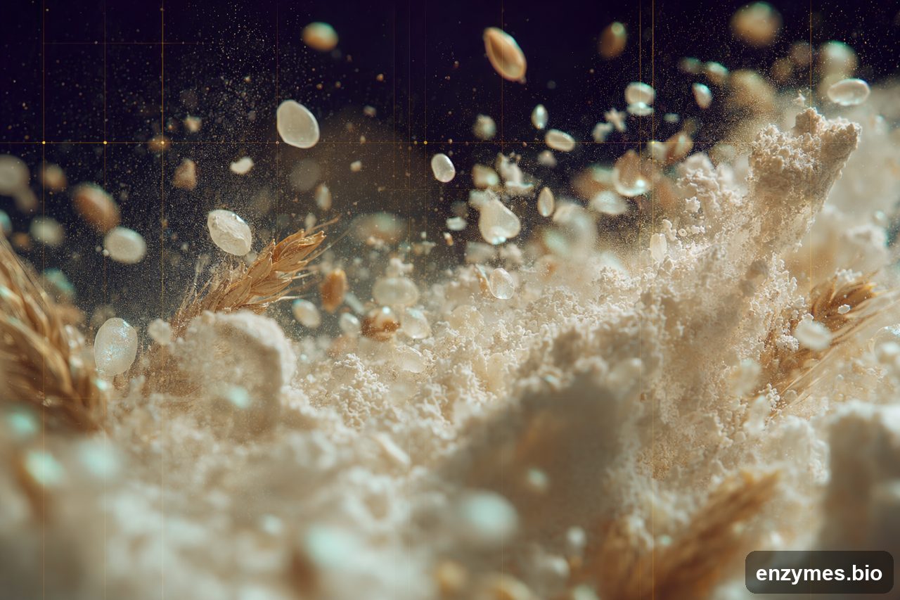 Fungalphaamylase in bakery flour treatment