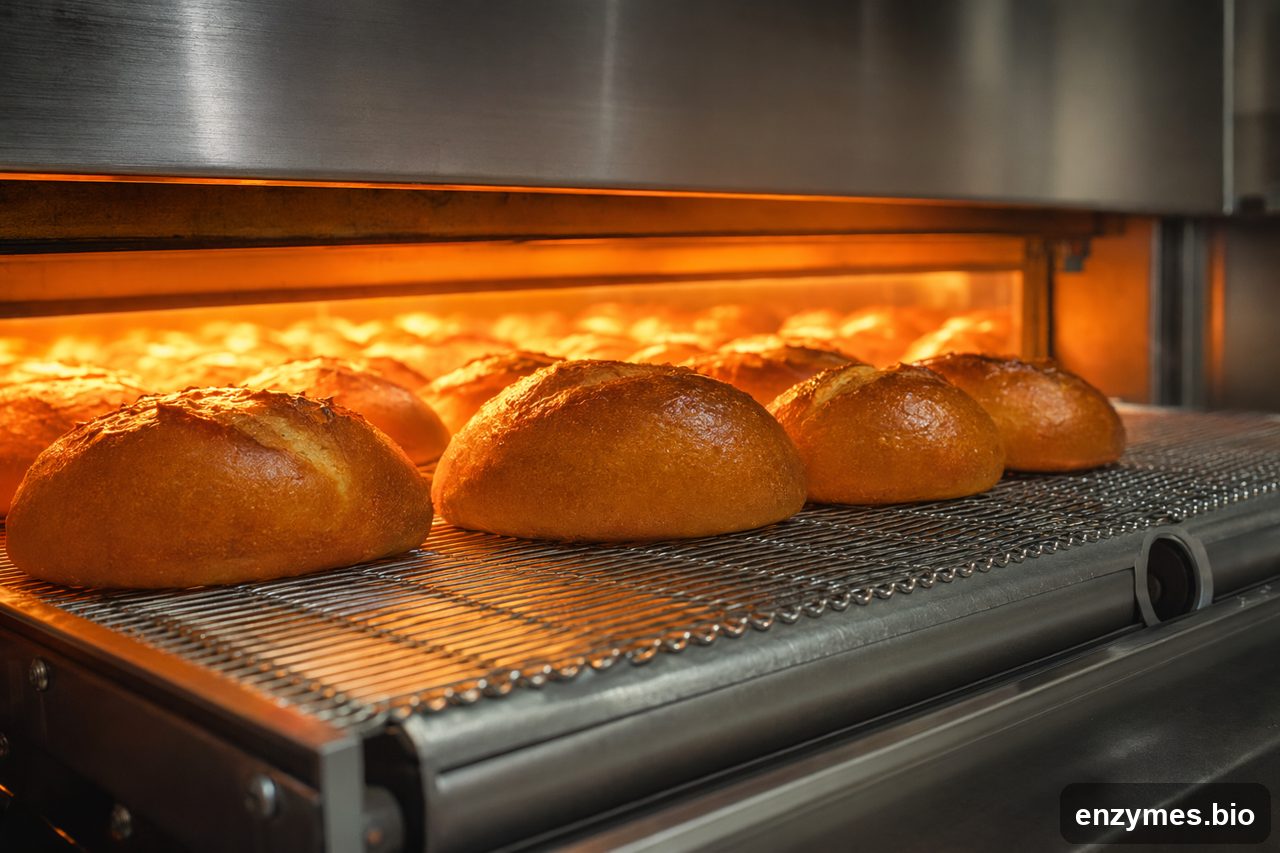 Glucoamylase in baking