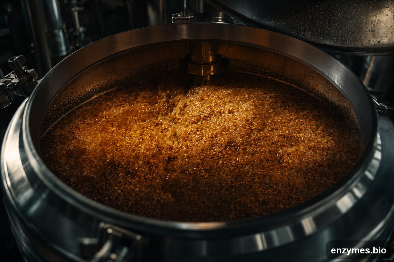 Glucoamylase in distilling