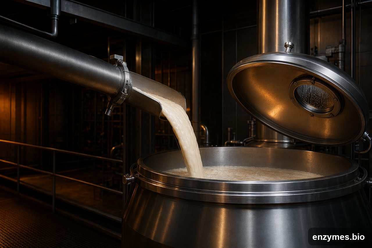 Glucoamylase in industrial fermentation