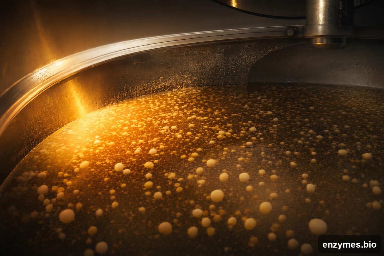 Glucoamylase — fermentable sugars