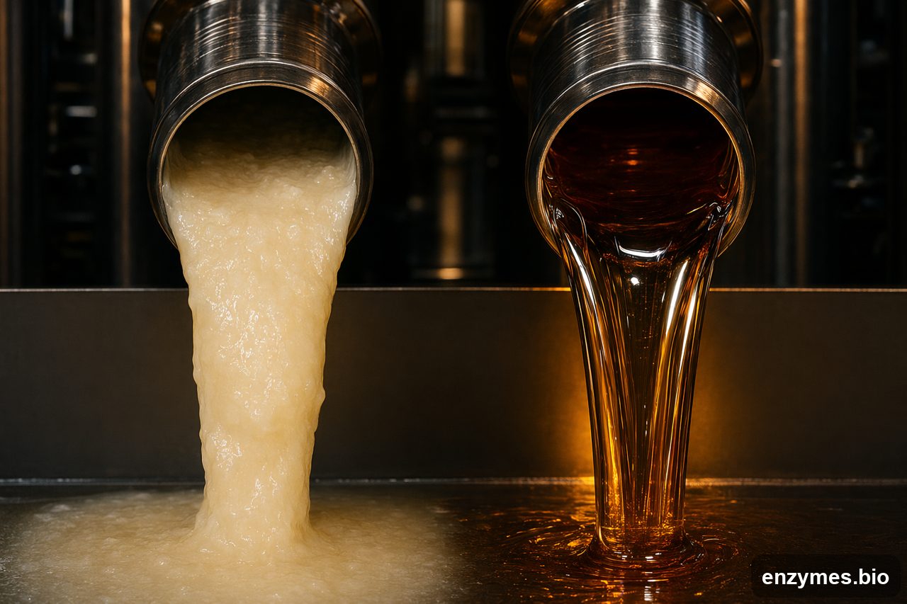 Glucoamylase — glucoamylase vs alpha amylase