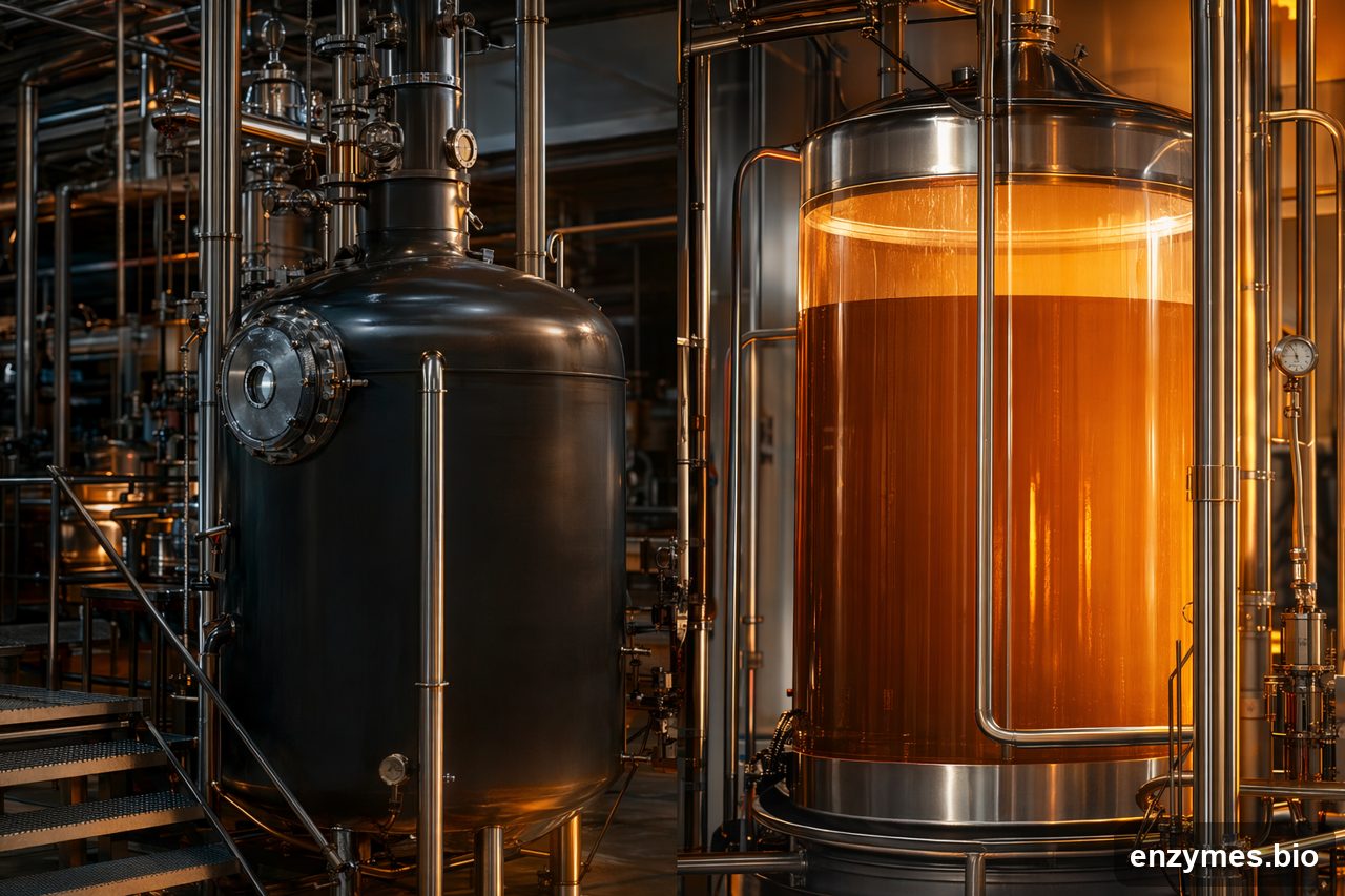Glucoamylase — liquefaction saccharification
