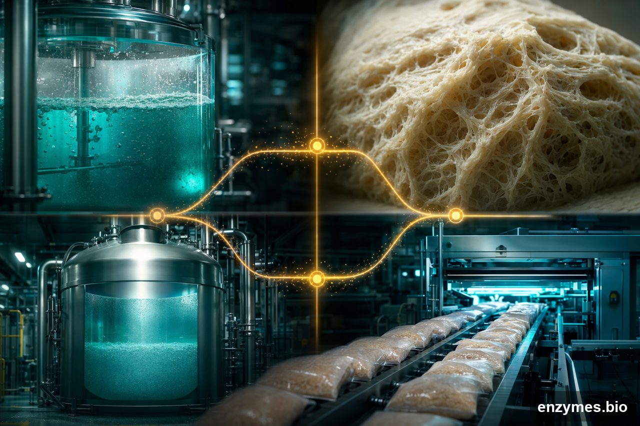 Glucoseoxidase in bioprocessing ingredient workflows