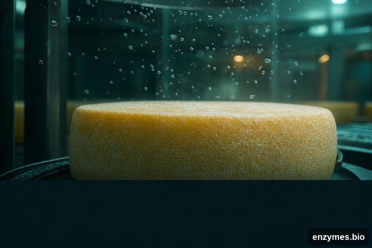 Glucoseoxidase in dairy cheese