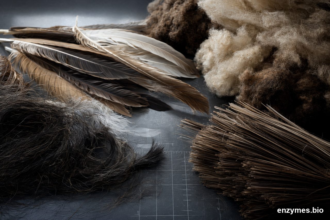 Keratinase in keratin waste management