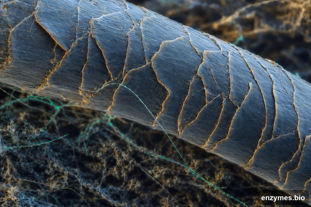 Keratinase in wool textile waste