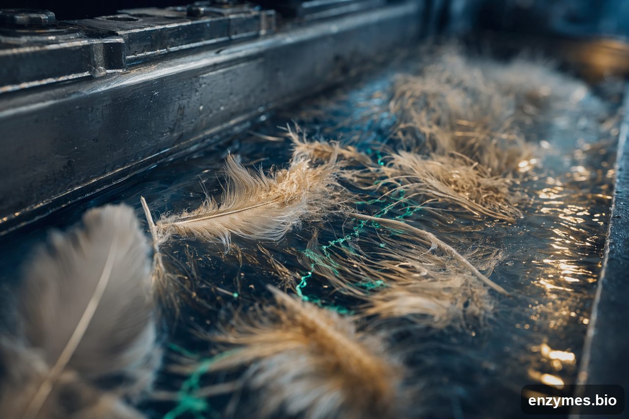 Keratinase — keratin rich substrates