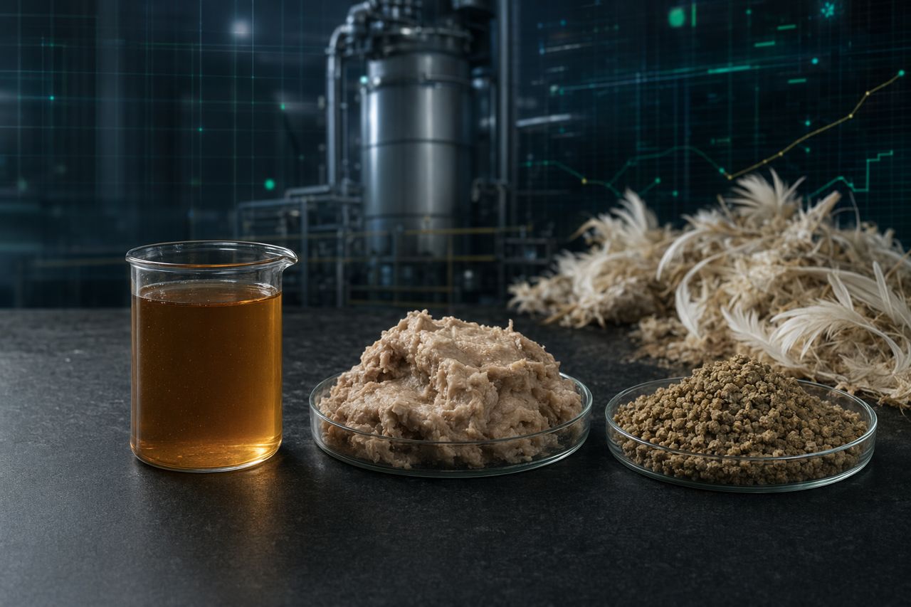 Keratinase for Feather Waste Valorization | QuillFoundry
