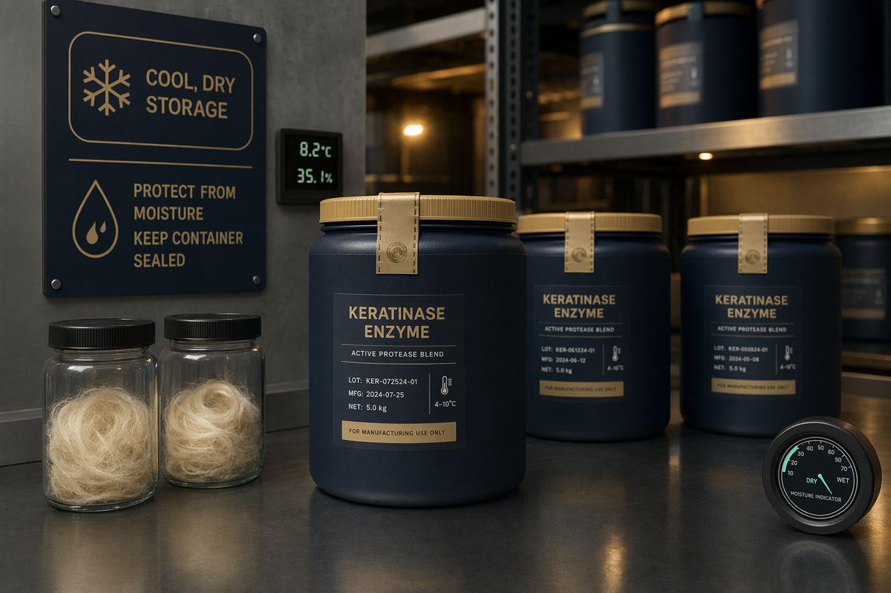 Keratinase Safety, Handling, and Storage | Industrial Use Guidance