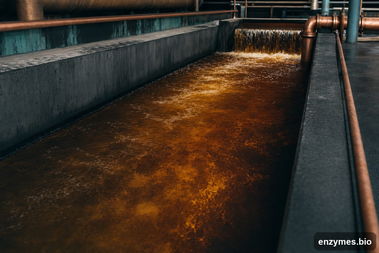 Laccase in phenolic wastewater treatment