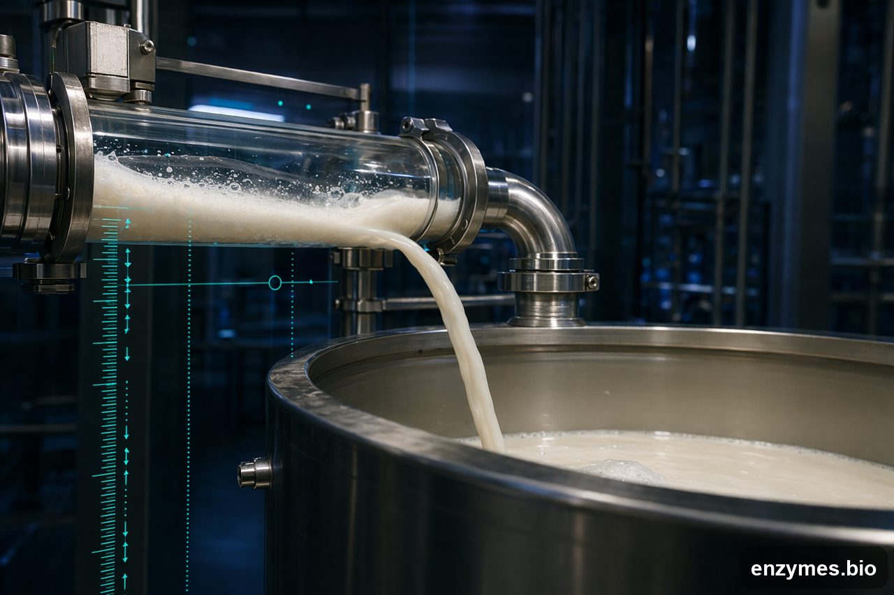 Lactase in fermentation feedstocks