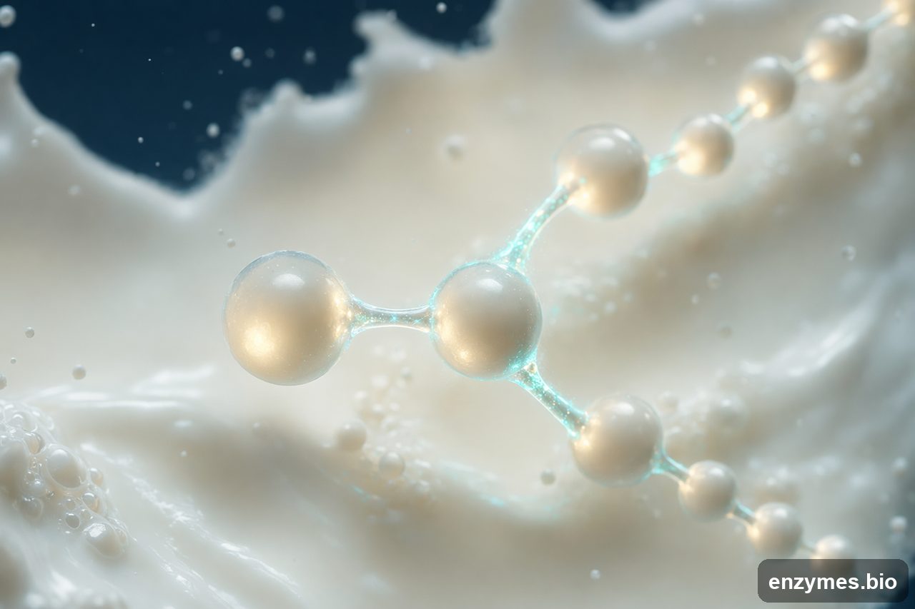 Lactase in lactose free milk
