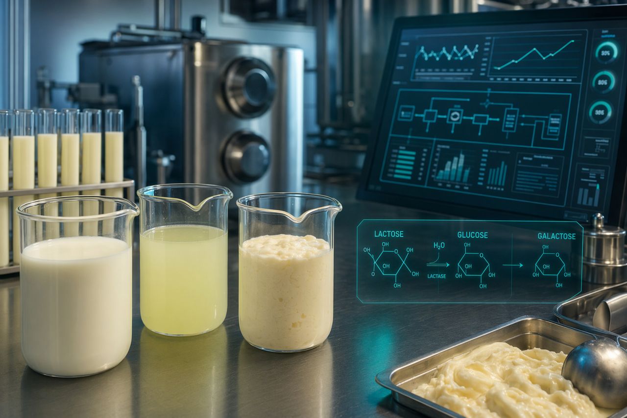 Lactase Enzyme Knowledge for Lactose-Free Dairy and Whey Processing