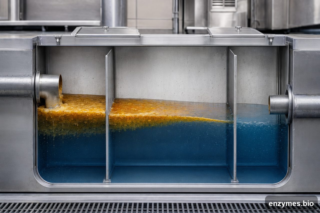 Lipase in fog wastewater