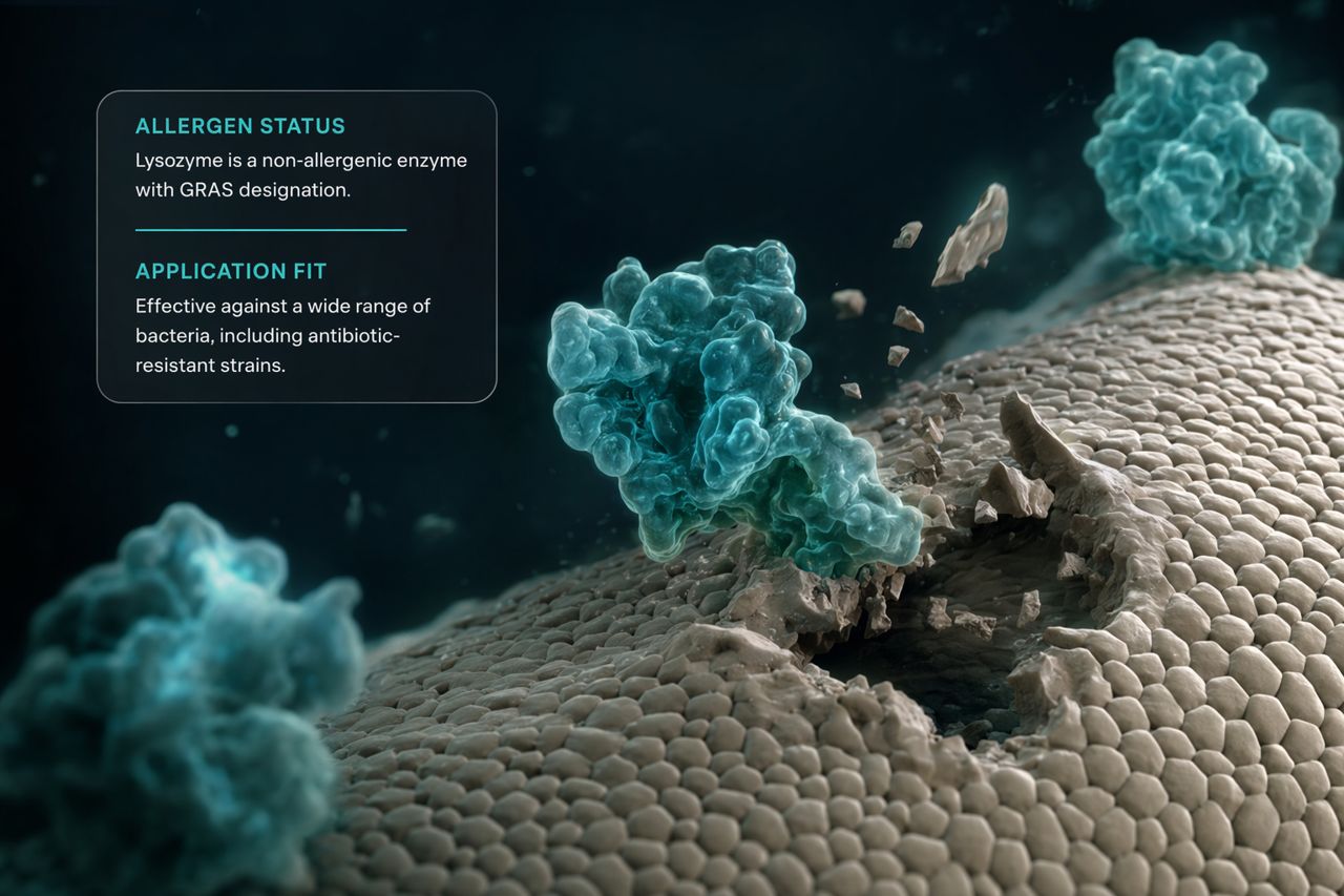 Lysozyme Source Types and Allergen Considerations