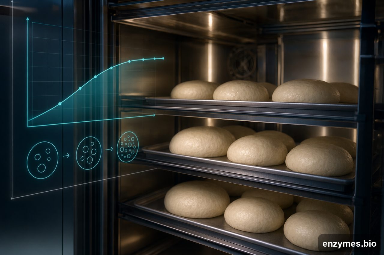 Maltase in baking dough fermentation
