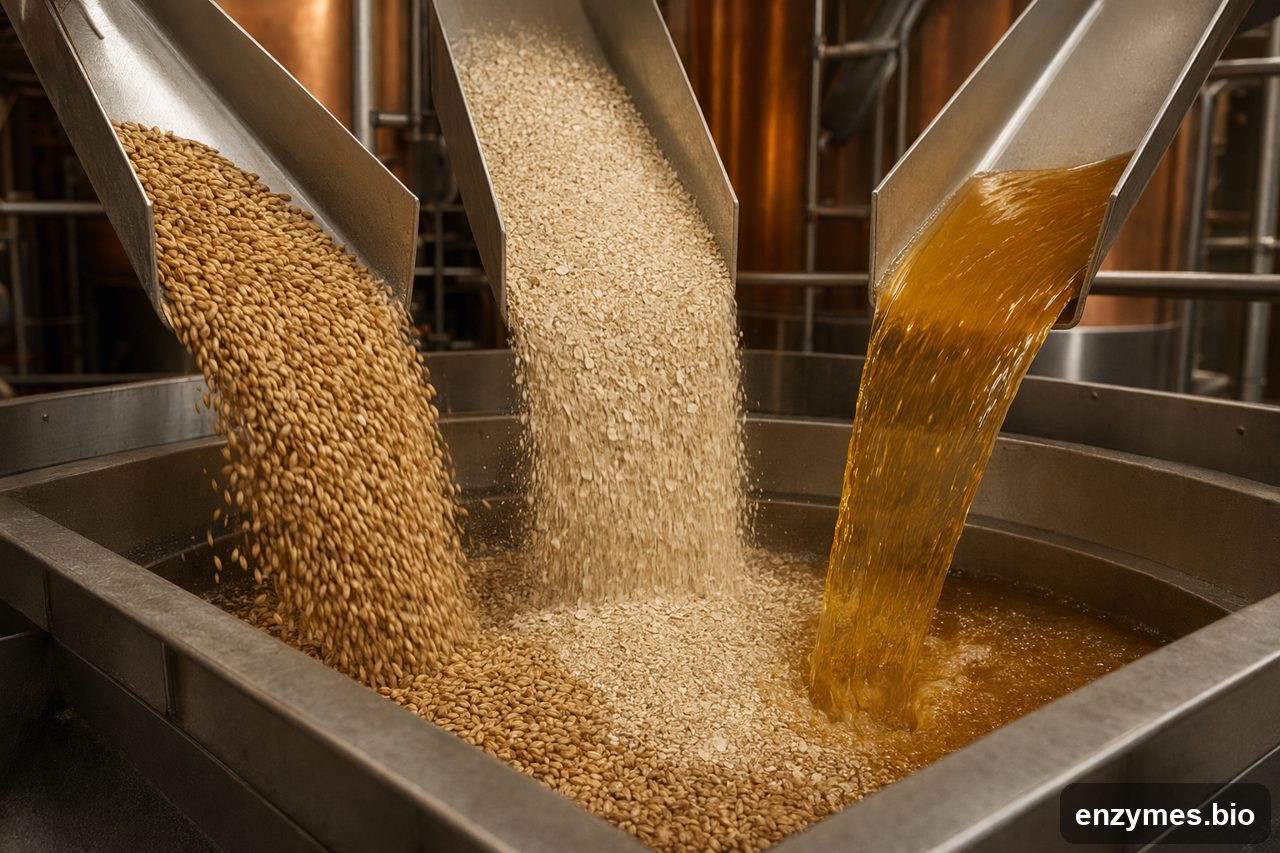 Maltogenicamylase in brewing fermentation
