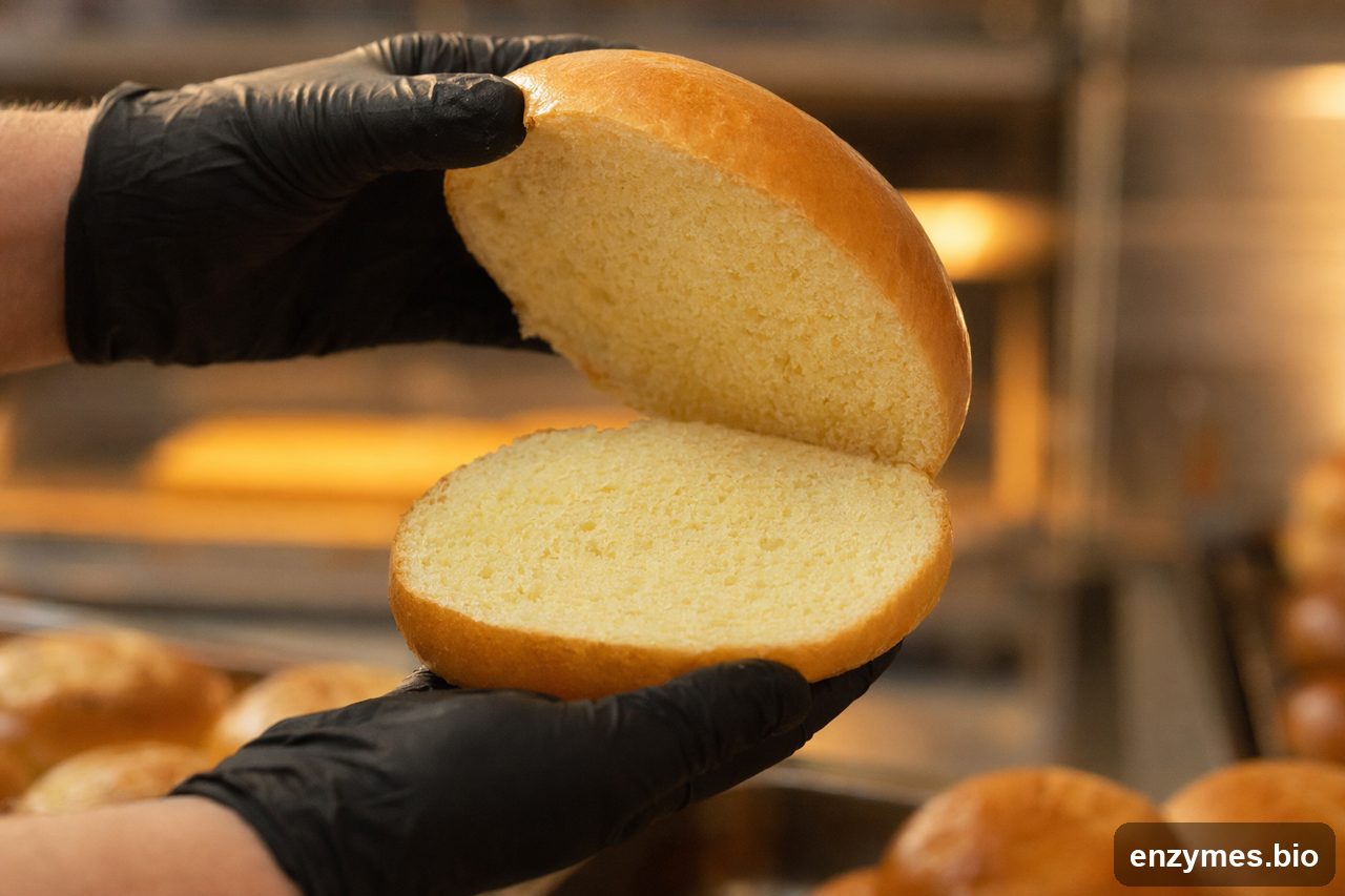 Maltogenicamylase in foodservice rolls buns